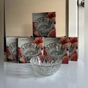 Alco Crystal Decorative Serving Bowls